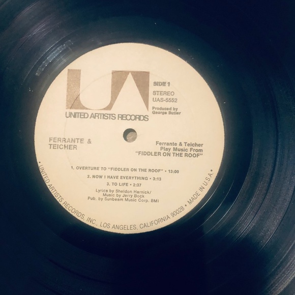 1971 US LP Ferrante & Teicher – Play Music From "Fiddler On The Roof" - Picture 3 of 6